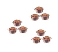 CIYODO 3 Set Decorazioni Miniature Delle Rame Per Simulazione Cucina Per Diy E Decorazione Casa 3 Pezzi * 3