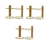 CIYODO 3 Set Portabottiglie Da Vino Metallo Parete Supporto Singolo Per Bottiglie Design E Montaggio Facile Per Cucina Bar E Da Pranzo 2 Pezzi * 3