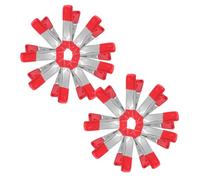 CIYODO 30 Pezzi Molla in Metallo per Falegnameria con Punte Affilate Forte per Bricolage Clip Multifunzione per Tende Outdoor e Progetti Creativi