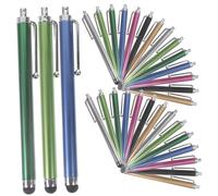 CIYODO 36pezzi Penne Capacitive Per Tablet Stilo Delicato e Resistente Ai Graffi Compatibile Con Smartphone e Tablet Colori Casuali Accessorio Pratico Per Uso Quotidiano