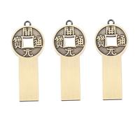 CIYODO 3pezzi Custodie Protettive Per Usb Disk Stile Vintage Design Unico Lega Antiurto e Duraturo Per Conservare Chiavette e Accessori Elettronici