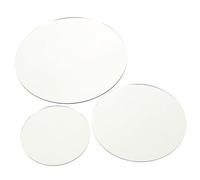 CIYODO 3pezzi Pannelli Riflettenti Acrilici Per Fotografia Di Specchi Rotondi Per Gioielli e Decorazioni Sfondo Fotografico Versatile e Decorativo