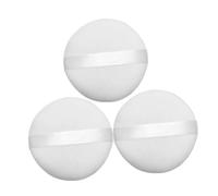 CIYODO 3pezzi Piumini per Cipria in Cotone Morbido Applicatori per Polvere Libera Cipria Fissante da Viaggio per Viso per Ragazza e Ragazza