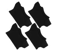 CIYODO 4 Magliette Nere per Orsi Peluche T Shirt Base per Orsi Abbigliamento per Peluche Accessori Creativi per Attività Artigianali
