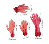 CIYODO 4 Mani Halloween Spaventose Set Parti Umane Rotte per Decorazioni Casa e Scherzi Terrorifici