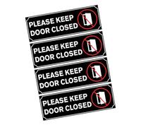 CIYODO 4 Pezzi Adesivi Porta Chiusa Impermeabili per Ufficio Bagno Sala Riunioni Facili da Applicare e Rimuovere Adesivi Minimalisti per Protezione Ambienti