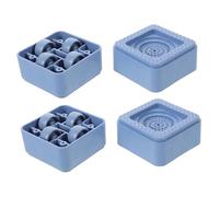 CIYODO 4 Pezzi Cuscinetti Antivibrazione Per Lavatrice Stabilizzatori Piedini Base Antiurto Riduzione Installazione Facile