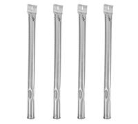 CIYODO 4 Pezzi Kit Tubo Bruciatore Regolabile in Acciaio Resistente per Barbecue Gas Accessori BBQ Resistenti Alte Temperature Parti di Ricambio per Grill con Distribuzione Calore