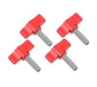 CIYODO 4 Pezzi Manopole Filettate Ergonomiche Alluminio per Serraggio Attrezzatura Fotografica Manopole T per Stabilizzatori Macchine Fotografiche Impugnatura Antiscivolo per Uso Ed