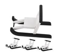 CIYODO 4 Pezzi Miniature Sleigh Figurines in Wood Realistic Sled Decorations For Christmas Tree Ornaments And Festive Table Centerpiece Versatile Holiday Dollhouse Accessories