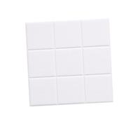 CIYODO 4 Pezzi Pannelli Quadrati in Bianco per Messaggi e Foto Bacheca Murale DIY per Decorazione Camera e Aula Materiale Sicuro Odore Supporto per Spilli e Oggetti Leggeri