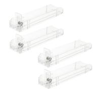 CIYODO 4 Pezzi per Sigarette Auto Push Espositore Pratico Trasparente per Tabaccherie Facilità Installazione e Utilizzo Lato Pacchetti per Lato