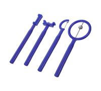 CIYODO 4 Pezzi Strumento Allenamento per La Della Lingua per Riabilitazione Del Linguaggio Esercitatore Muscolare Orale in Plastica e Acciaio Inossidabile Adatto per Terapia Del