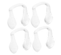 CIYODO 4 pezzi Supporti Naso Occhiali in Silicone Trasparente Antiscivolo Morbidi e Durevoli Ricambi per Montature e Occhiali da Sole Comfort Prolungato Senza Segni