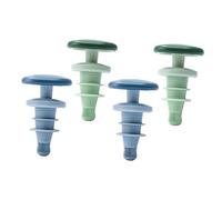 CIYODO 4 Pezzi Tappi Per Bottiglie Di Vino Coniche Strumenti Per Sigillare Le Bottiglie Tappi Riutilizzabili Adatti Per Vino Birra Cocktail