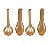 CIYODO 4 pezzi vaso in rame puro supporto per arrangiamento di Capodanno floreale topper da scrivania alto vaso oro piccoli vasi pastello vaso disposizione vintage piccolo bocciolo inserto di fiori