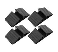 CIYODO 4 Piedistalli in Plastica Nero Per Rinforzo Triangolare Di Recinzione Isolante Stabilizzatori Per Cancelletto Per Animali Domestici Accessori Per Pannello Di Isolamento