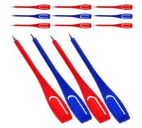 CIYODO 40 pezzi Matite da Golf per Segnapunti Portatile Rosso e Blu Matite Creative per Scrivere e Disegnare Resistenti e Leggere per Sport e Studio