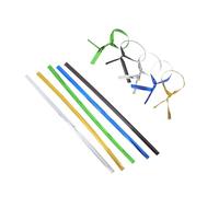 CIYODO 4000 Pezzi 4000 Pezzi Fascette Metalliche per Sacchetti Pane 12 CM Multicolore Rivestite in Plastica Riutilizzabili per Imballaggi Alimentari e Confezioni Dolciumi