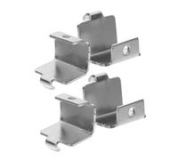 CIYODO 4pezzi Clip in Acciaio Inox Per Mensole Congelatore Supporto Robusto Senza Foratura Multifunzione Per Frigorifero e Freezer