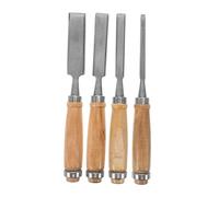 CIYODO 4pezzi Scalpello in Legno Scalpello per Legno Set di Scalpelli con Punta Piatta in Metallo Strumento per Intaglio Fai da Te Strumento per Incisione Portatile per Intaglio