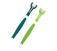 CIYODO 4pezzi Spazzolini Per Pulizia Dentalper Cani Spazzolino Tre Teste Per Dei Denti Del Tuo Animale Domestico