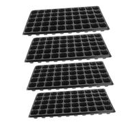 CIYODO 4pezzi Vassoio di Coltivazione in Plastica Dimensioni per Germinazione e Protezione Contro Marciume Radicale in Casa