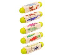 CIYODO 5 Pezzi Di Puzzle A Blocchi Rotanti Puzzle A Forma Di Prescolare Forma Di Ordinamento Giocattolo Giocattoli Impilabili Giocattoli Per Bambini Giocattoli Di Corrispondenza Puzzle