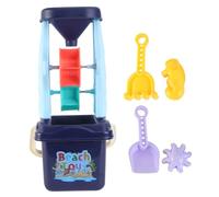 CIYODO 5 Pezzi Giocattoli Da Spiaggia Carrello Clessidra Pala Sabbia Rastrello Giocattolo Stella Set Per Divertirsi in Spiaggia Sabbia