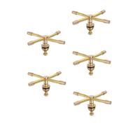 CIYODO 5 Pezzi Irrigatore da Rotante con Bracci Rame Ugello Portatile per Irrigazione e Strumento per Annaffiare e