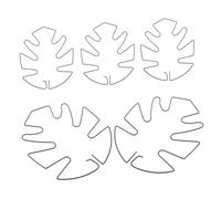 CIYODO 5 Pezzi Monstera Leaf Plant STEM Support Ferro Foglia Morsetto Stabilizzatore Monstera Pali Piante Rampicanti Supporto per Stelo per Pianta Crescita Verticale