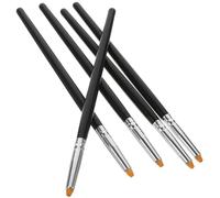 CIYODO 5 pezzi Pennelli Laminazione Ciglia Compatti e Leggeri Spazzole Professionali per Applicare Colla e Balm Strumenti Sicuri e Facili da Usare per Trucco Occhi e Lash Lift Portatili