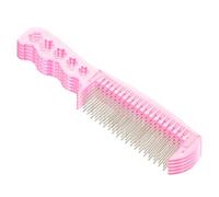 CIYODO 5 Pezzi Spazzole per Parrucche Rosa con Pin Metallo per Styling Parrucche e Extension Accessorio Versatile e Ergonomico per Amanti