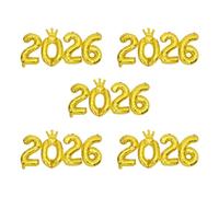 CIYODO 5 Set Di Palloncini Decorativi Per Striscioni Di Capodanno Decorazioni Natalizie Accessori Per Photo Booth Di Capodanno Decorazioni Per Feste Al Coperto 2026 Con