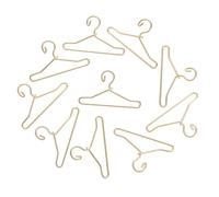 CIYODO 50 Pezzi Appendiabiti in Metallo per Bambole Mini 40Mm Set di Grucce Resistenti per Vestiti e Cappotti Bambole Accessori Organizzazione Stanza Giochi