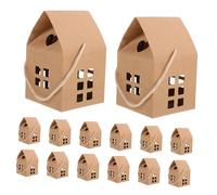 CIYODO 50 Pezzi Scatole Carta Forma Casa per Matrimonio e Feste Confezione per e Celebrazioni Scatoline per Caramelle e Regali