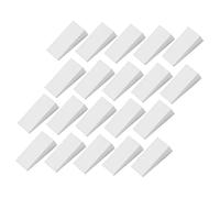 CIYODO 50 pezzi Spugne Fondotinta Triangolari Bianche Puff e Correttore Compatti Applicatori Cosmetici Elasticizzati per per Polvere e Fondotinta Facili da Trasportare e Usare