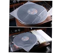 CIYODO 50pezzi Buste Protettive Trasparenti per CD Vinile Custodie Resistenti Anti- per Dischi Coperture Plastiche Senza Ripieghe per Conservazione e Protezione Ottimale