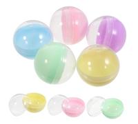 CIYODO 50Pezzi Capsule Vuote Colorate per Distributori Automatici Giocattoli Contenitori Rotondi Riutilizzabili Trasparente per Decorazioni