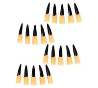 CIYODO 50Pezzi Coperture per Unghie Zombie Halloween Accessori Spaventosi per Costumi e Party Materiale in Gomma Comodi e Resistenti per Incubo