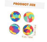 CIYODO 50pezzi Palline Colorate Eva per Palle Rimbalzanti Morbide e Divertenti Giocattoli per attività Indoor e Outdoor Stimolano La creatività e Riduzione Stress