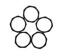 CIYODO 5pezzi Anelli Protettivi Per Microfono Copri Microfono Antiscivolo e Anticaduta Compatibili Con Microfoni Wireless Per Eventi Conferenze e Spettacoli