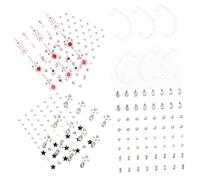 CIYODO 6 fogli Adesivi Viso Autoadesivi Gioielli Faccia Brillanti per Festival e Party Facili Usare e Resistenti Decorazioni per Carnevale Halloween e Eventi Speciali