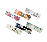 CIYODO 6 pezzi Creatore Chignon con Fascia Intrecciata per Acconciature Eleganti Accessorio per Yoga e Attività Quotidiane