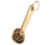CIYODO 6 pezzi Cucchiai Dosatori Acciaio Inossidabile Resistente Design Ergonomico Misurini per e Spezie e Portatile con Gancio per Conservazione Facile