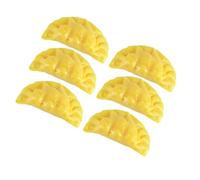 CIYODO 6 Pezzi Gnocchi Artificiali Realistici Modelli Gnocchi Finti Pvc Cibo Finto Decorazione Cucina Party