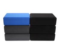 CIYODO 6 Pezzi Mattoncini Yoga EVA Alta Densità Blocchi Ausiliari Antiscivolo per Esercizi Sicuri e Comfort Colori Casuali Pratici e Facili da Pulire Colore Casuale