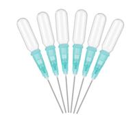 CIYODO 6 Pezzi Pipette Contagocce Trasparente per Preciso Liquidi per Trasferimento Oli e Progetti Artigianali per Laboratori e