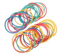 CIYODO 60 Pezzi Elastici Colorati da Gomma Elasticizzati per Scuola e Casa Versatili e Resistenti per Progetti e Attività Varie