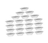CIYODO 600 Pezzi Stampi Monoporzione Usa e Getta in Alluminio Teglie Rotonde per Torte e Muffin Resistenti per Forno Distribuzione Calore Uniforme per Crostatine e Casalinghi